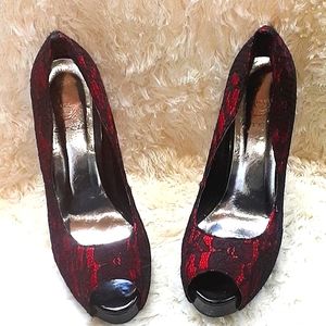 Lace heels